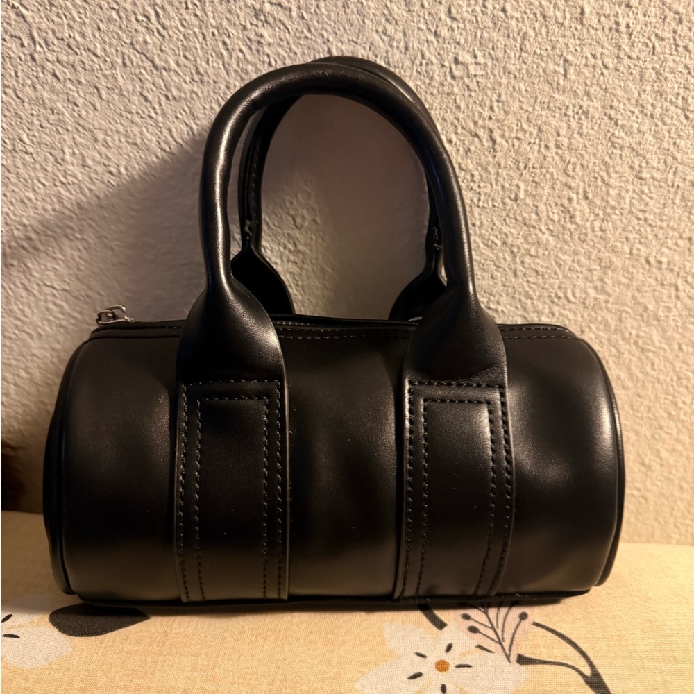 BCBG regeneration Black Leather Handbag
